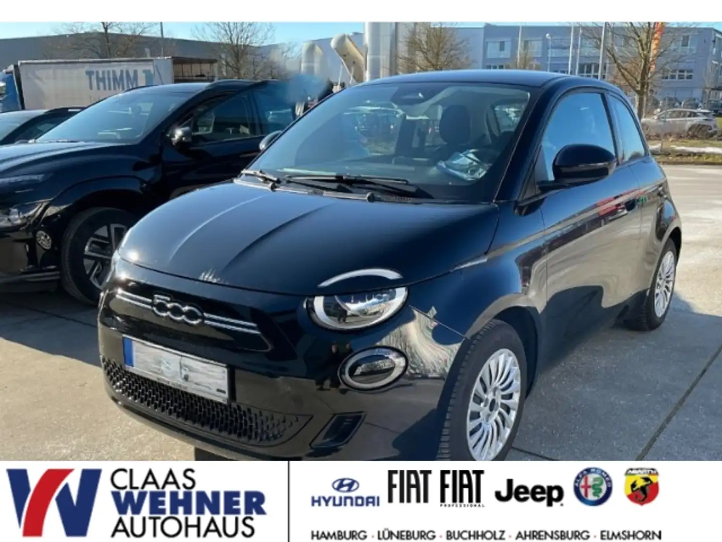 Fiat 500e Action Automatik Radio & Winter-Paket UConnect Schwarz - 1