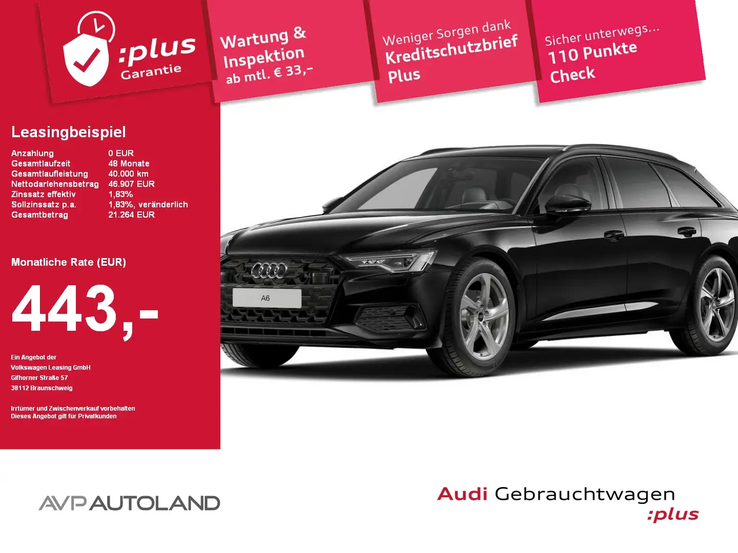 Audi A6 Avant 35 TDI S tronic advanced | MMI NAVI+ | Schwarz - 1