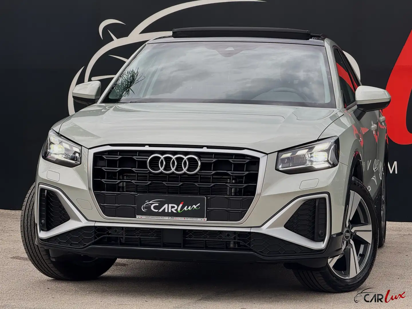 Audi Q2 35 TFSI S line S-tronic 150CV TETTO MATRIX CAM Grijs - 1