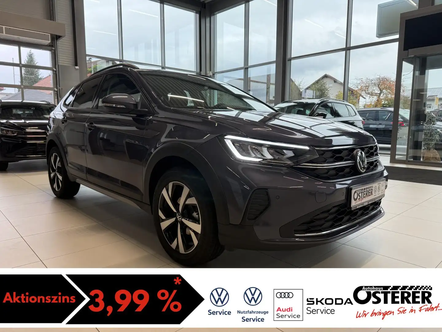 Volkswagen Taigo 1,0 TSI Limited DSG-5 Jahre Garantie-Rückfahrkamer Grau - 1