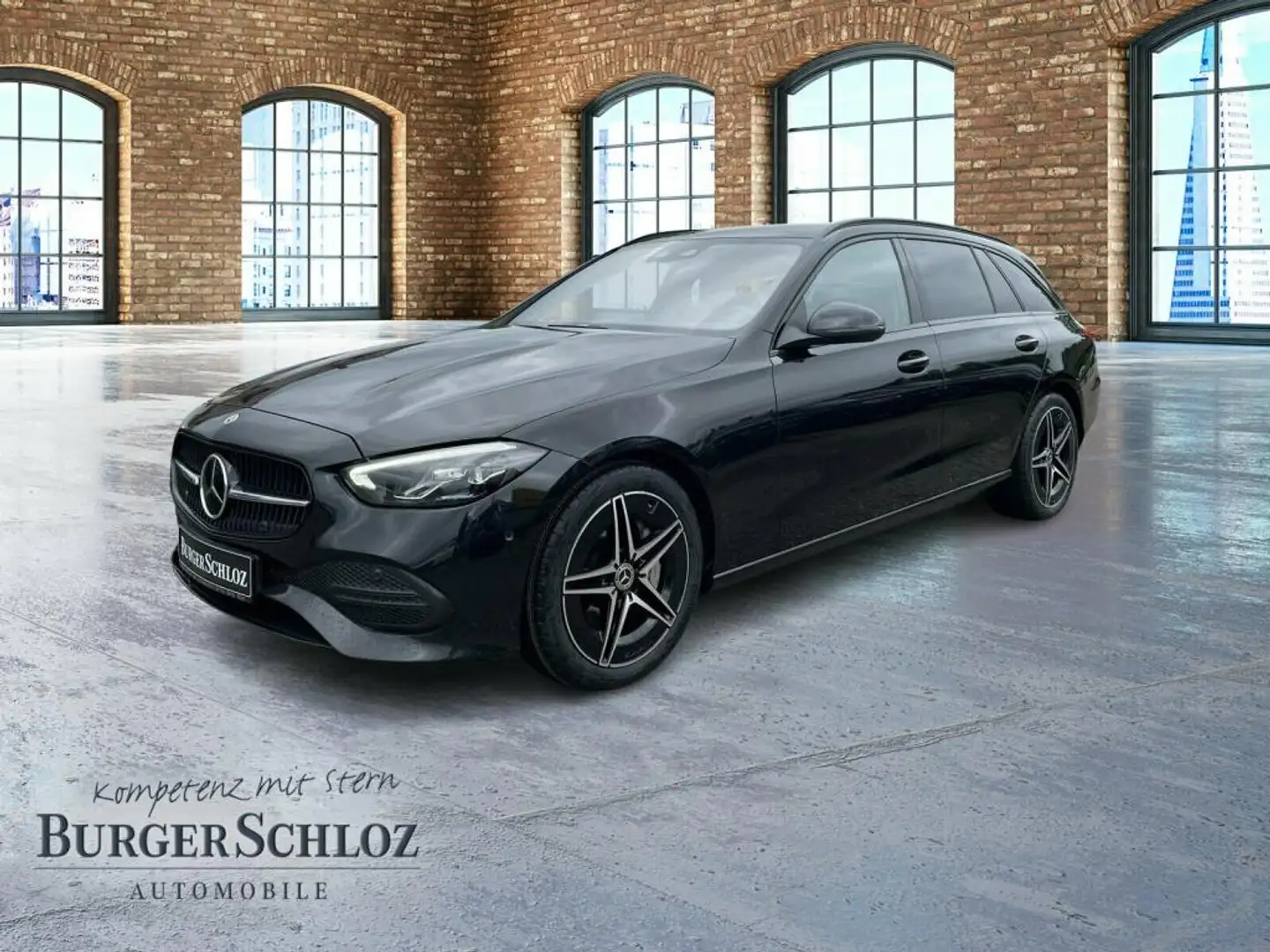 Mercedes-Benz C 300 d T-Modell Avantgarde Night Sport KAM ACC Černá - 1