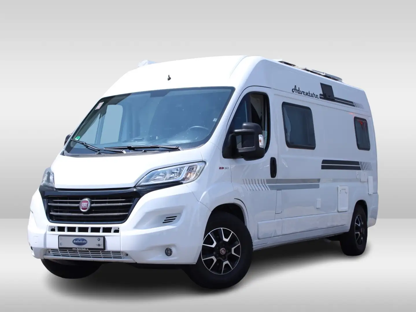 Fiat Ducato Camper Adventure 2.3d 6-MTR ZONPANELN Wit - 1