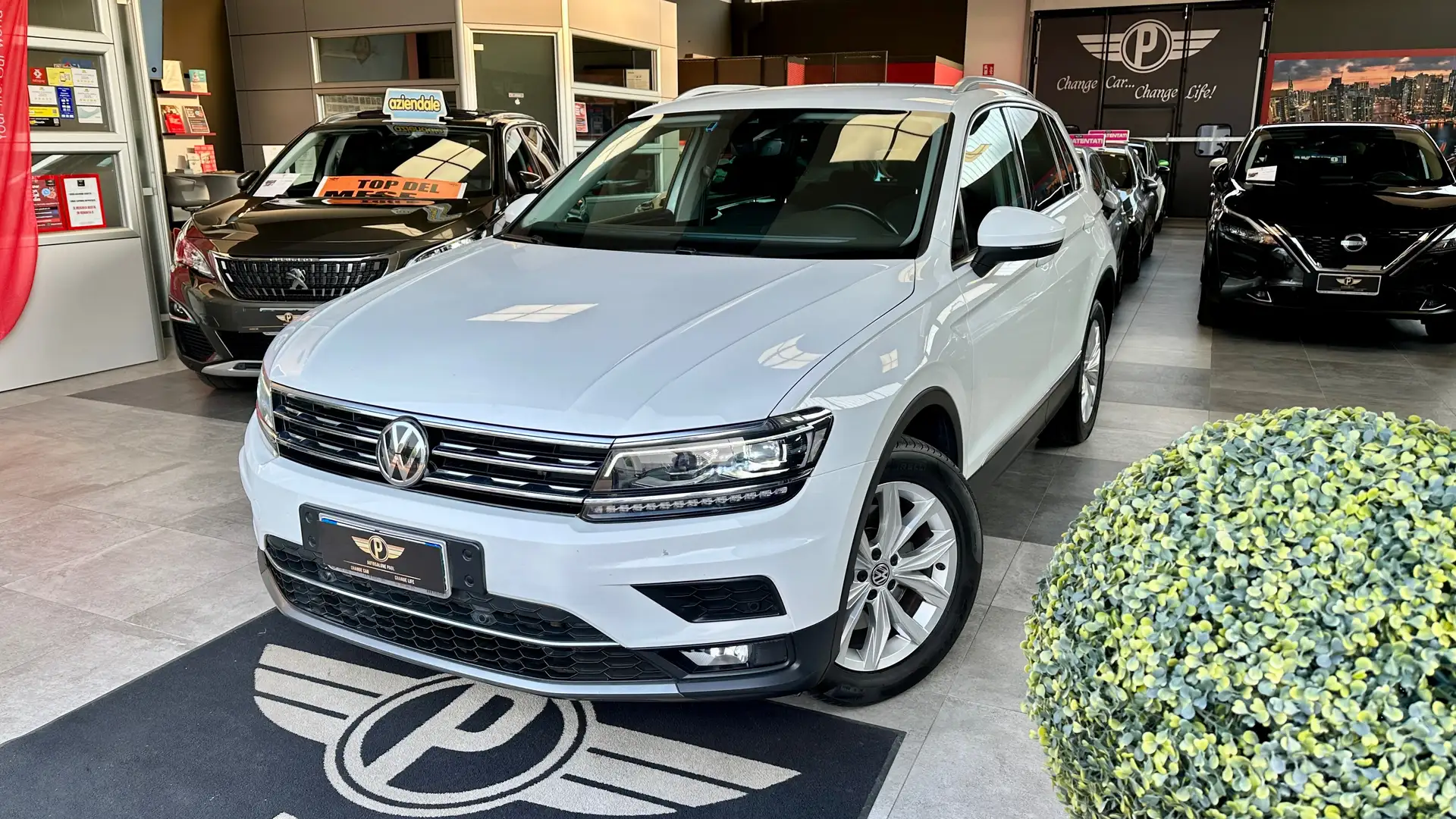Volkswagen Tiguan 2.0 TDi 190CV DSG Advanced 4Motion  BlueMotion Tec Blanc - 1