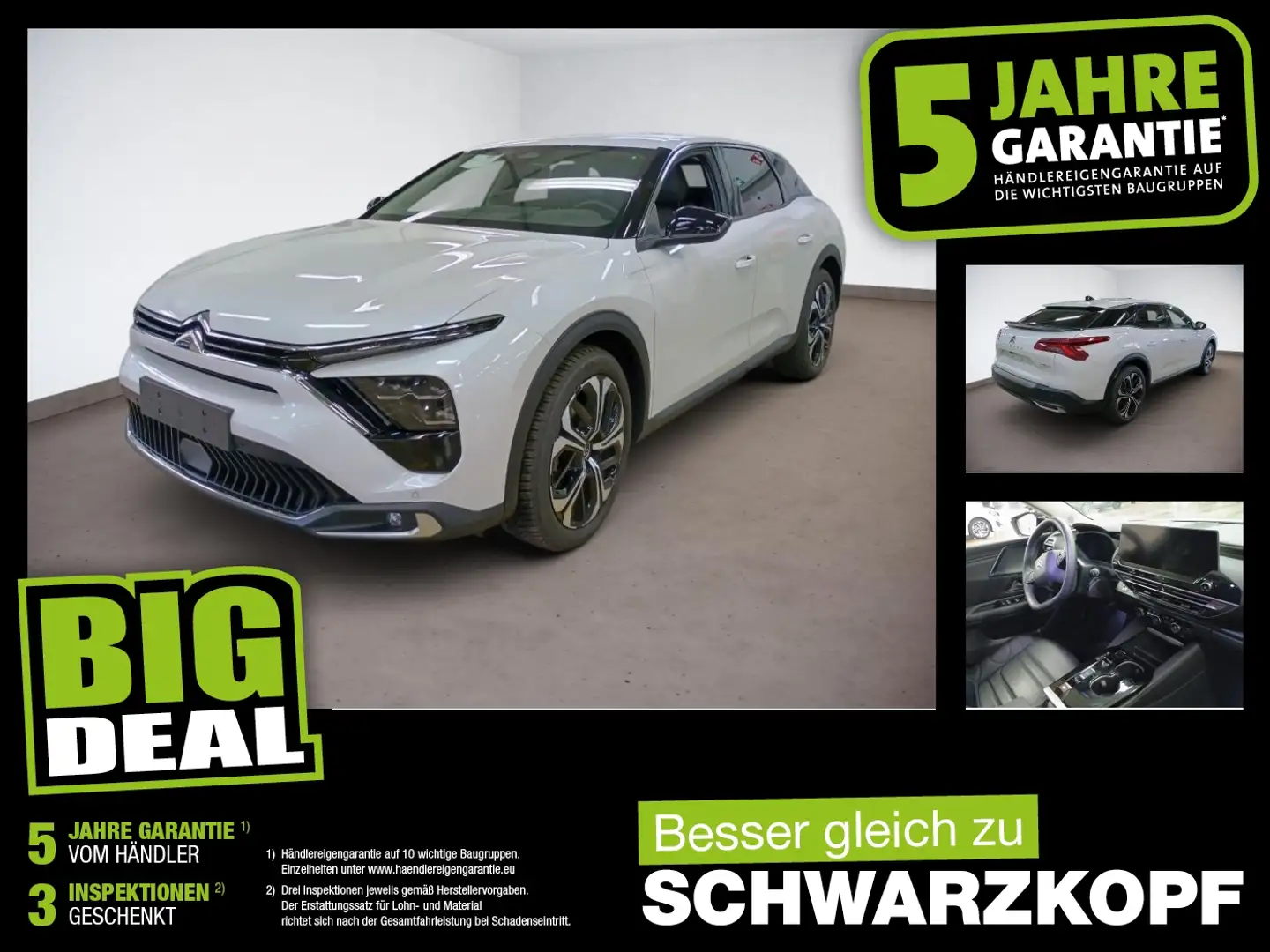 Citroen C5 X 1.2 PureTech Fin. ab 2,99% Navi,2xKlima Blanc - 1