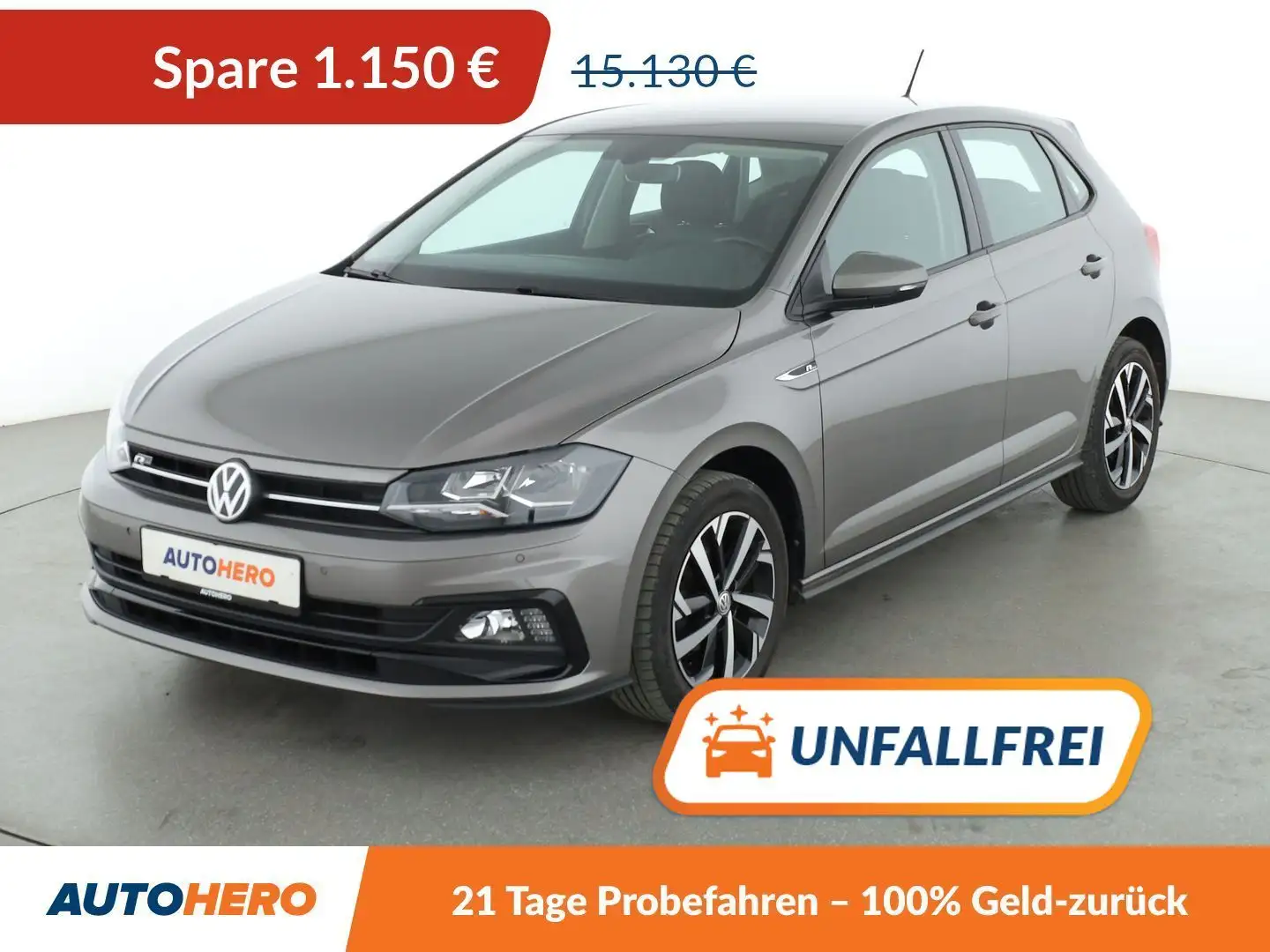 Volkswagen Polo 1.0 TSI Highline*PDC*SHZ*ACC*KLIMA*R-LINE* Grau - 1