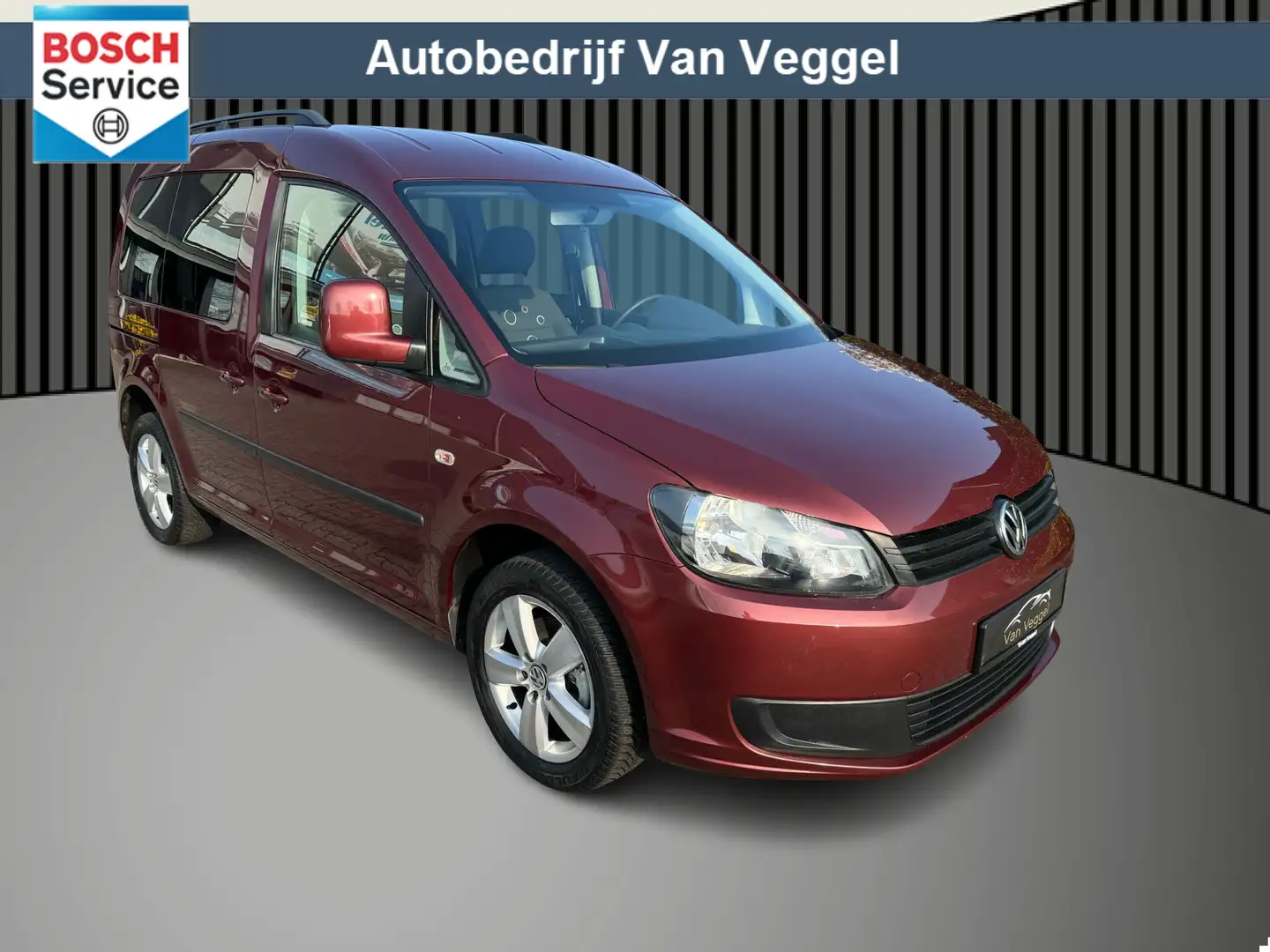 Volkswagen Caddy 2.0 Ecofuel roncalli airco, stoelverw, pdc Rood - 1
