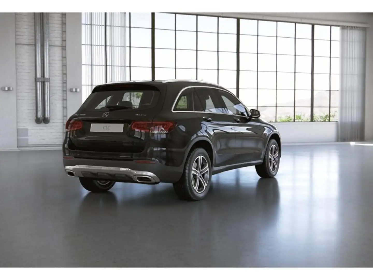 Mercedes-Benz GLC 300 e 4M Exclusive/LED/Cam/Pano/Sitzheizung Schwarz - 2