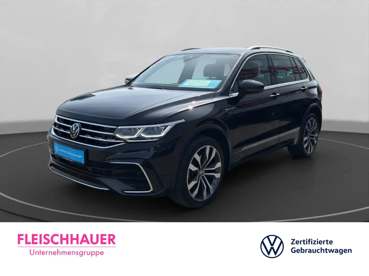 Volkswagen Tiguan R-Line 4Motion TDI DSG+ACC+STANDHZ+SHZ+AHK Schwarz - 1