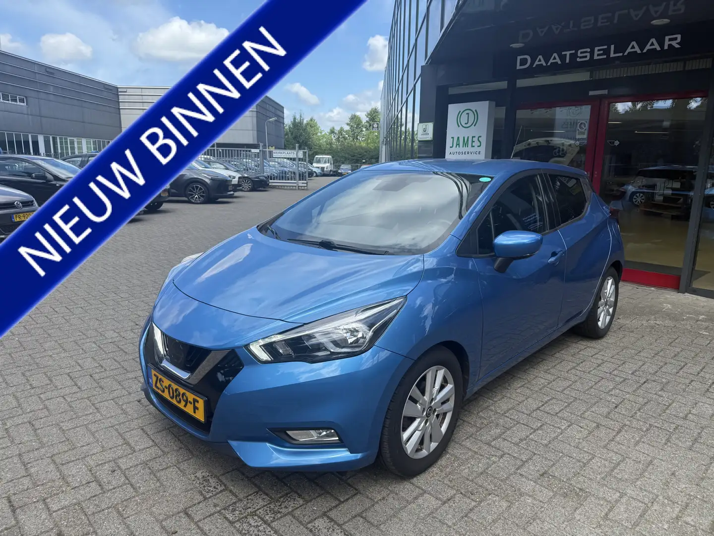 Nissan Micra 1.0 IG-T N-Connecta Bleu - 1