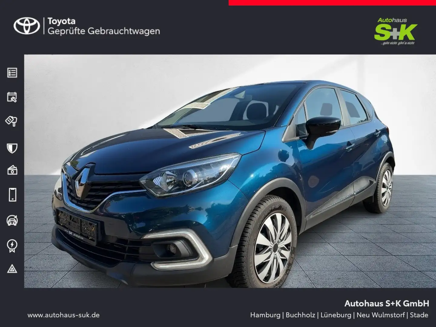 Renault Captur Captur+SHZ+LICHTAUT.+TEMPOMAT+KLIMA+PDC++ Blu/Azzurro - 1
