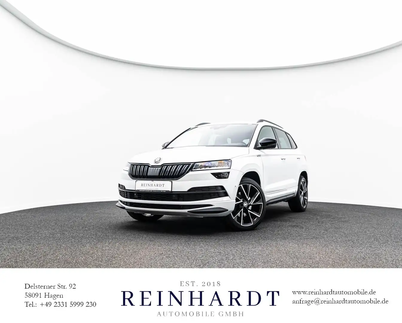 Skoda Karoq 2.0TSi 4x4 SPORTLINE 19Z./ACC/KAM./BLIND Blanco - 1