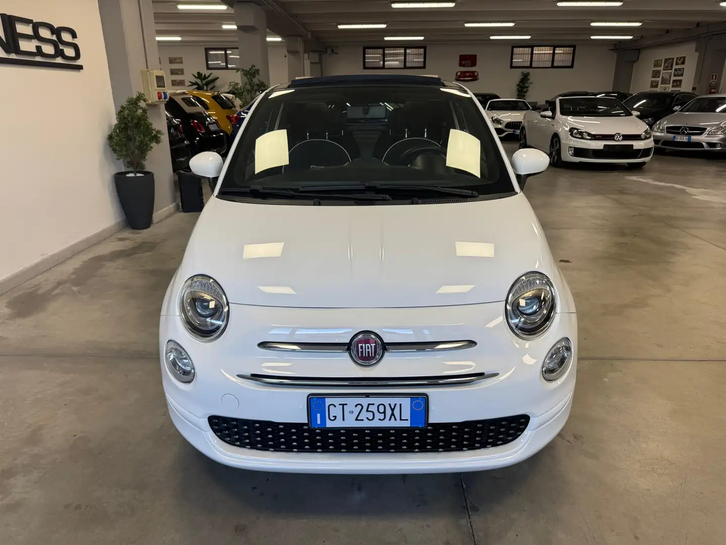 Fiat 500C 1.2 69cv dualogic ,Navi ,Pelle e Tessuto Garanzia Bianco - 2