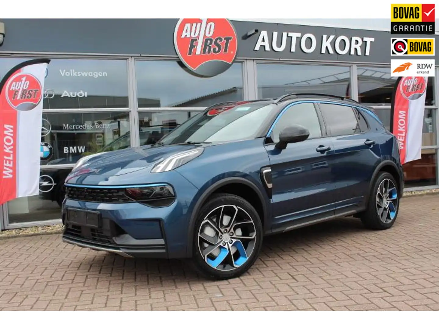 Lynk & Co 01 1.5 Nieuwe auto met fabrieksgarantie, met afneemba Blauw - 1
