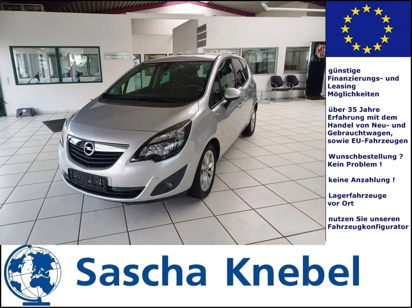 Opel Meriva 1.4 Turbo Active Argent - 1
