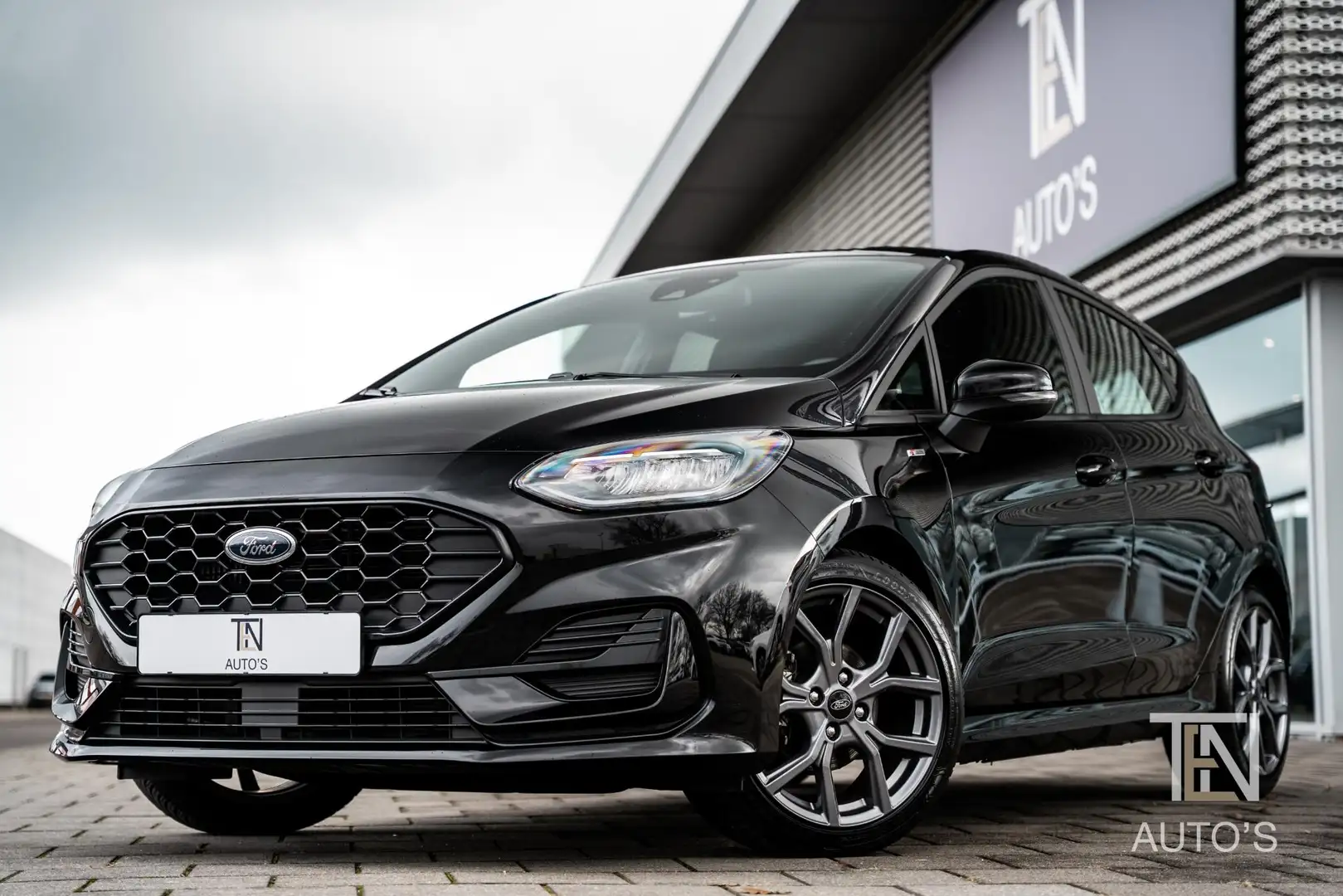 Ford Fiesta 1.0 EcoBoost Hybrid ST-Line Automaat | CarPlay | S Noir - 1