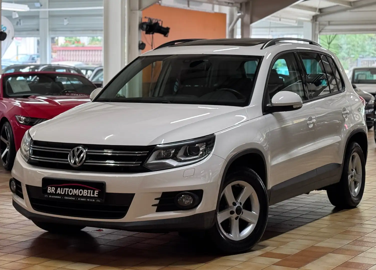 Volkswagen Tiguan Trend*4Motion*DSG*AHK*NAVI*BI-XENON*PANORAMA* Weiß - 1