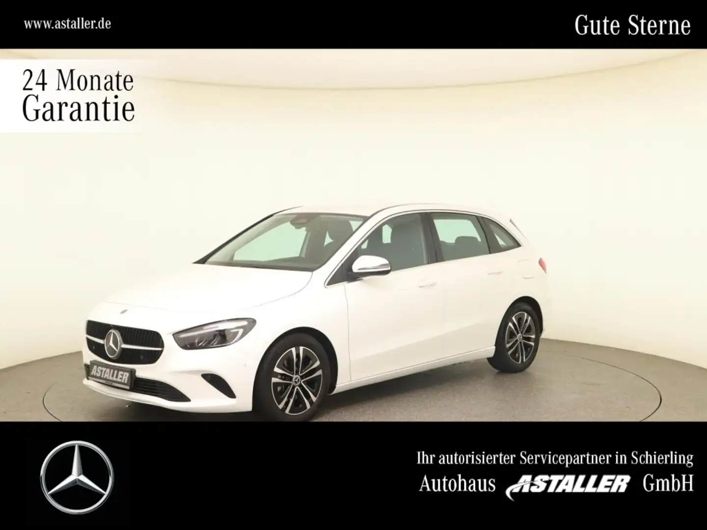 Mercedes-Benz B 200 d Progressive Advance+AHK+MBUX+Winterp+Kam Weiß - 1