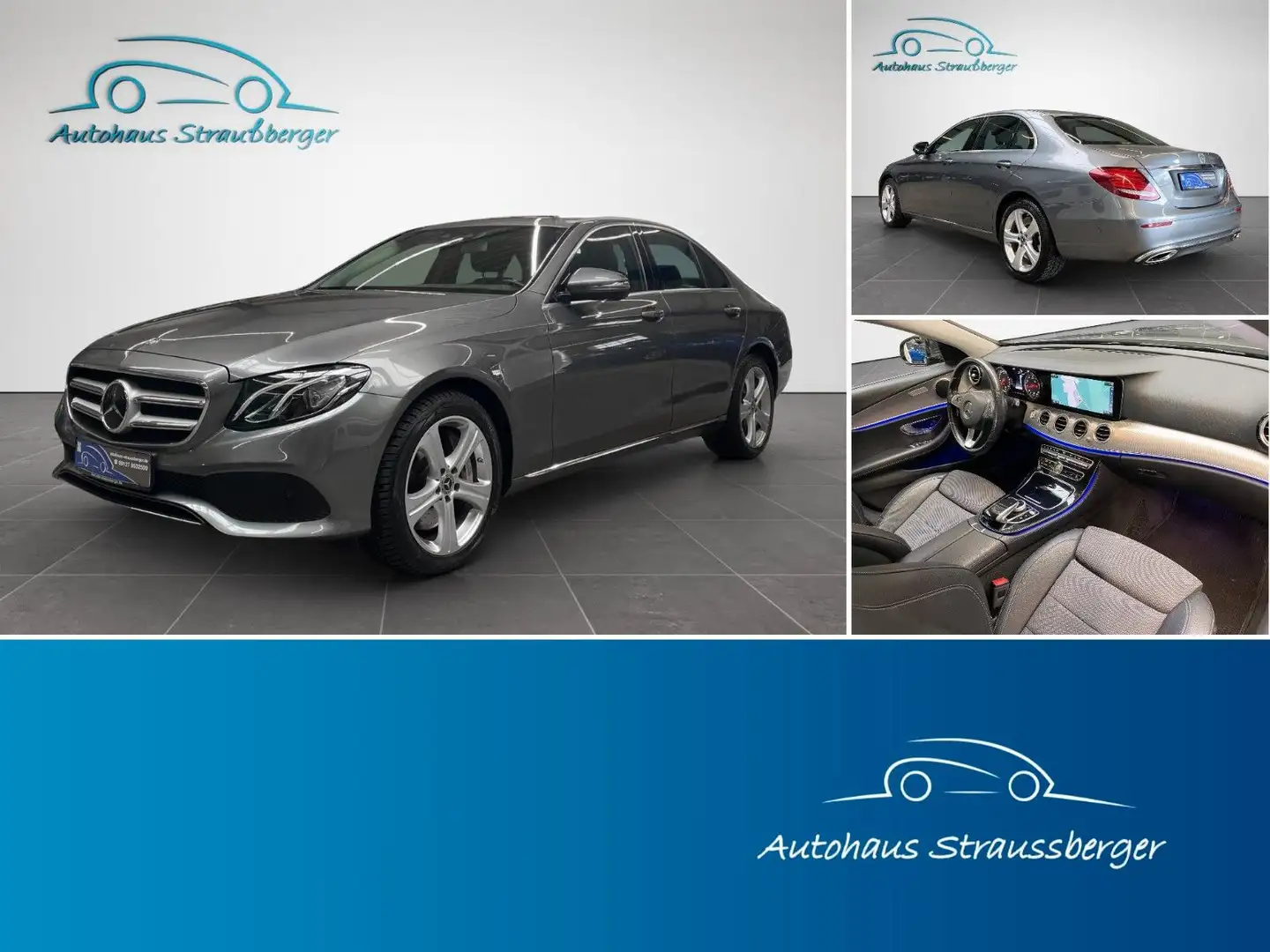 Mercedes-Benz E 400 4Matic Lim. ACC SD LED HUD STHZ NP:81.000€ Grau - 1
