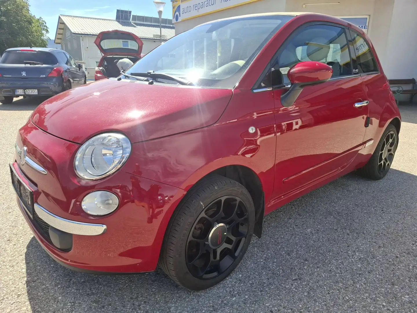 Fiat 500C 500 Cabrio 1,2 Rot - 1