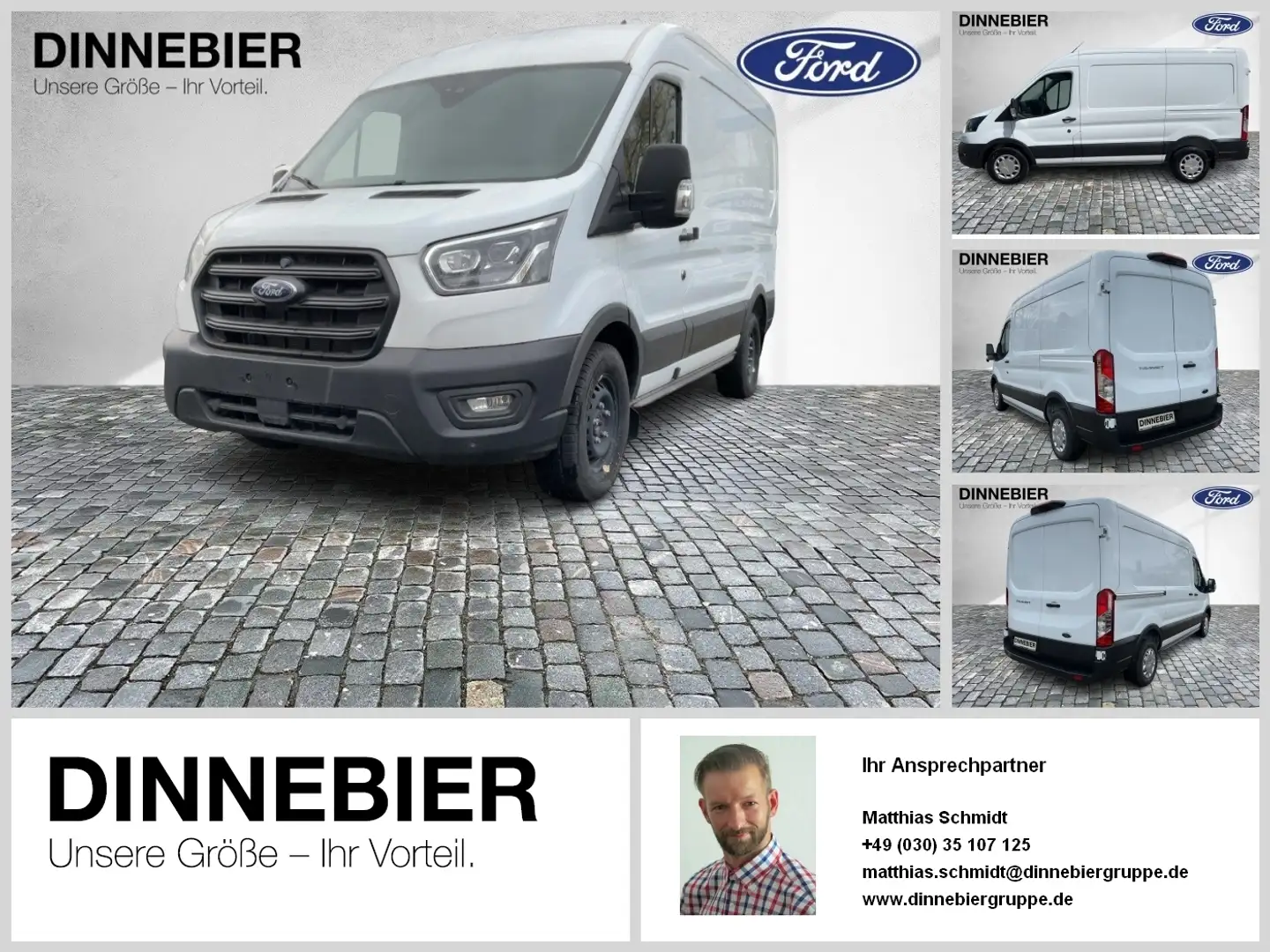 Ford Transit 350 L2 H2 Kasten LKW Trend Service Line 96 Weiß - 1