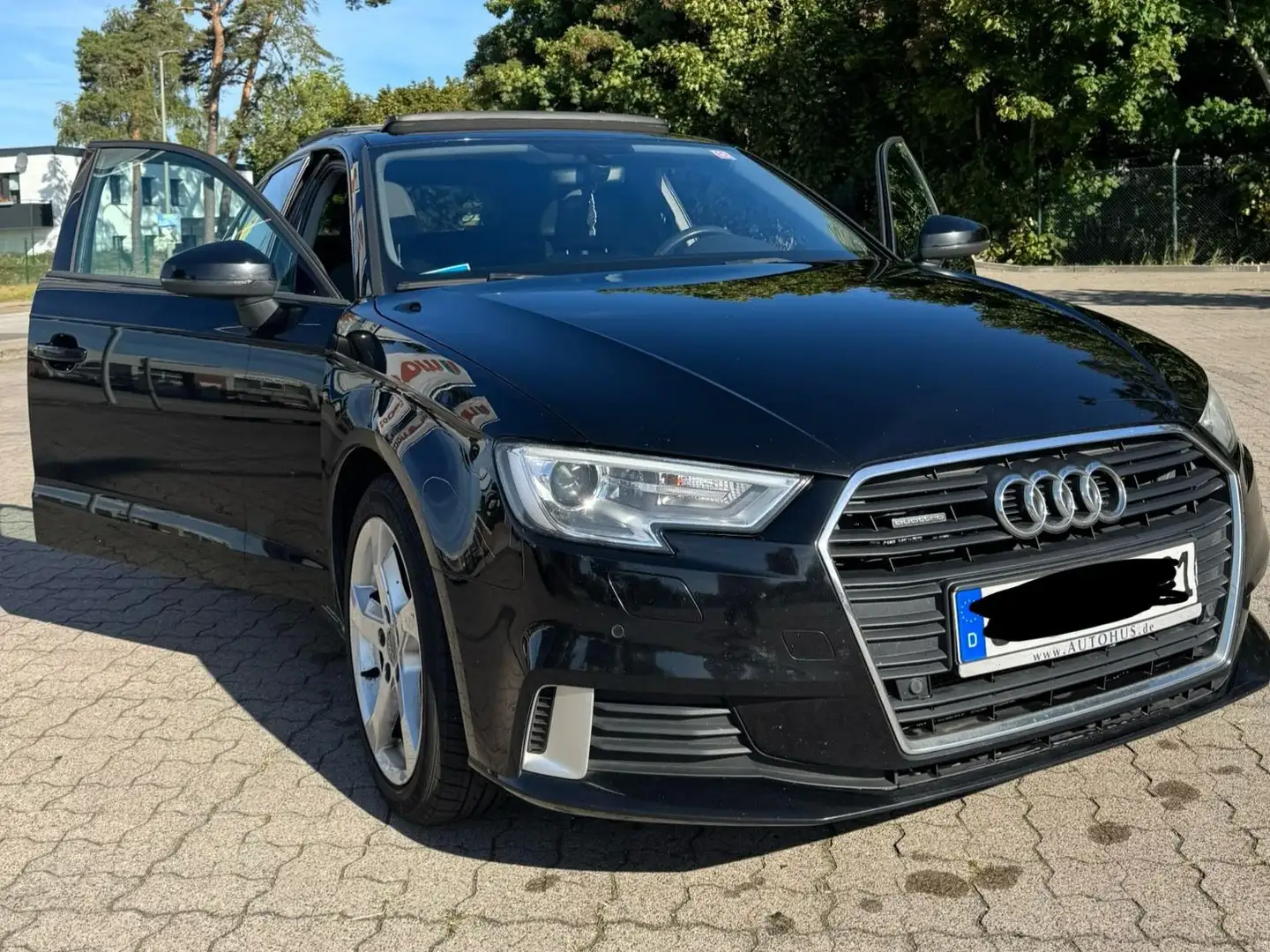 Audi A3 A3 SB 2,0 TDI quattro S-tronic Schwarz - 1