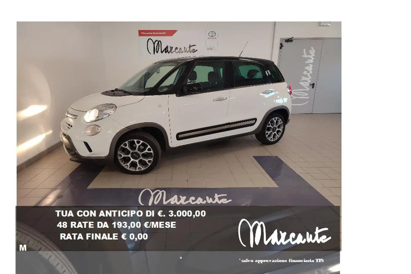 Fiat 500L 500L 1.3 Multijet 85 CV Trekking Bianco - 1