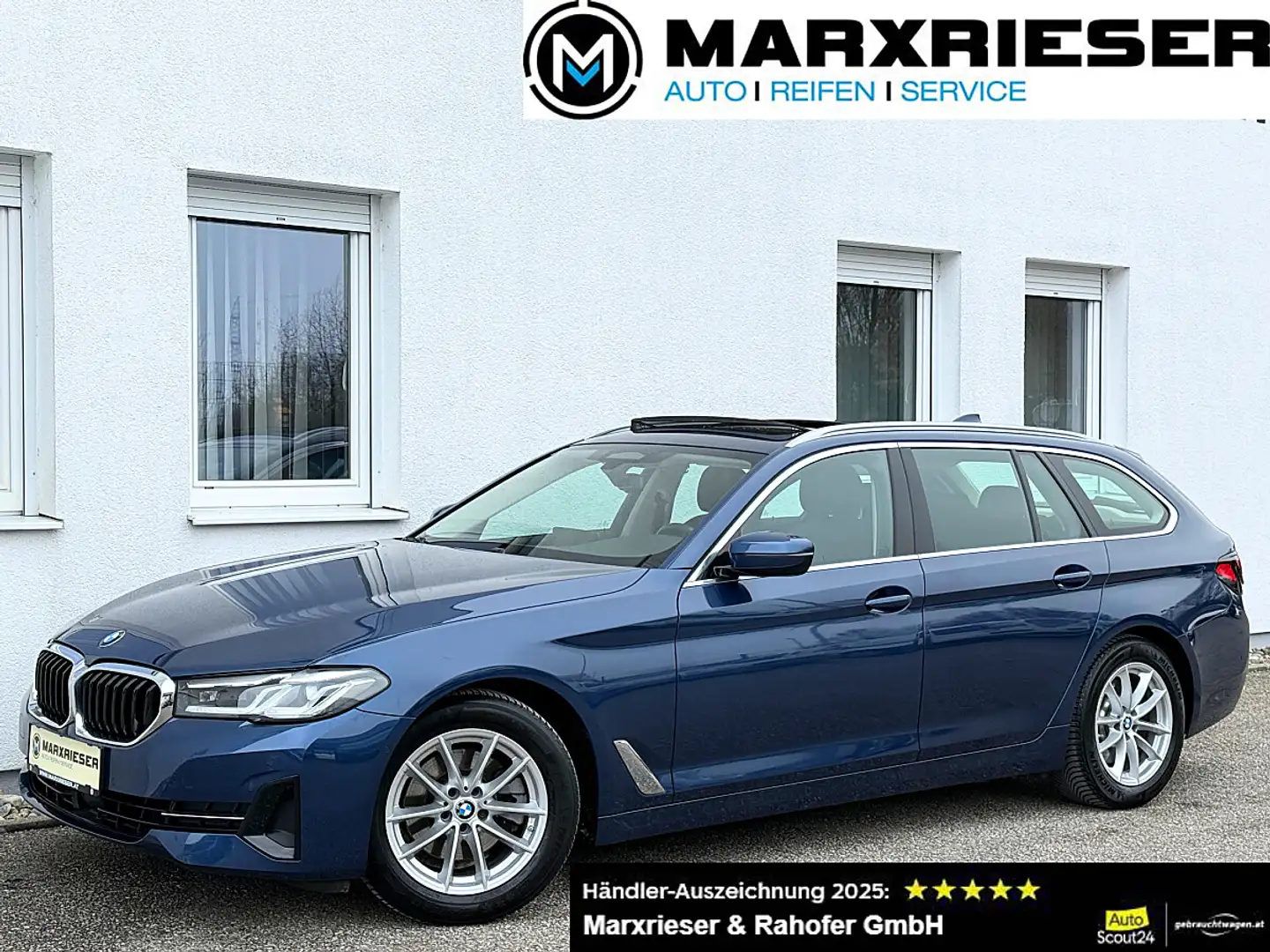 BMW 520 d 48V Touring Aut. |Panorama| LED |Leder| Komfo... Blau - 1