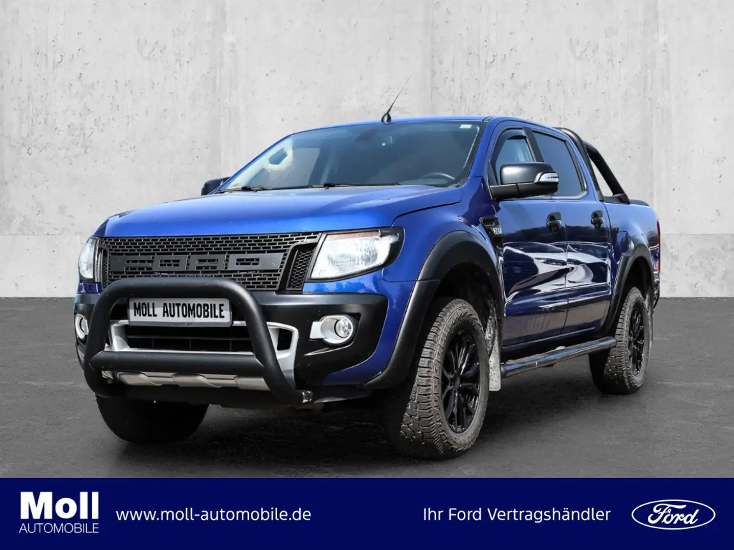 Ford Ranger Limited Doppelkabine 4x4 3.2 TDCi AHK Leder Sperrd Modrá - 1