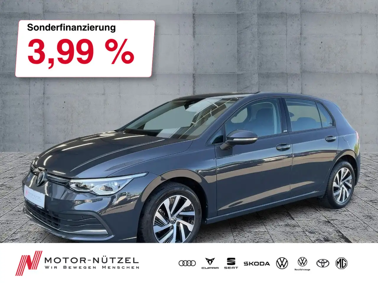 Volkswagen Golf 1.0 TSI MOVE LED+2xPDC+ACC+SHZ+16"LM
