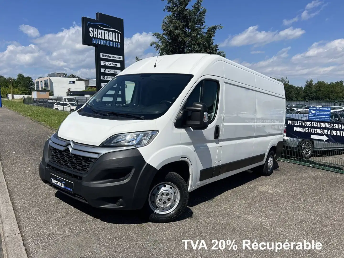 Citroen Jumper Citroën II 2.2 BlueHdi 165ch L3H2 1erMain Clim GPS Blanc - 1