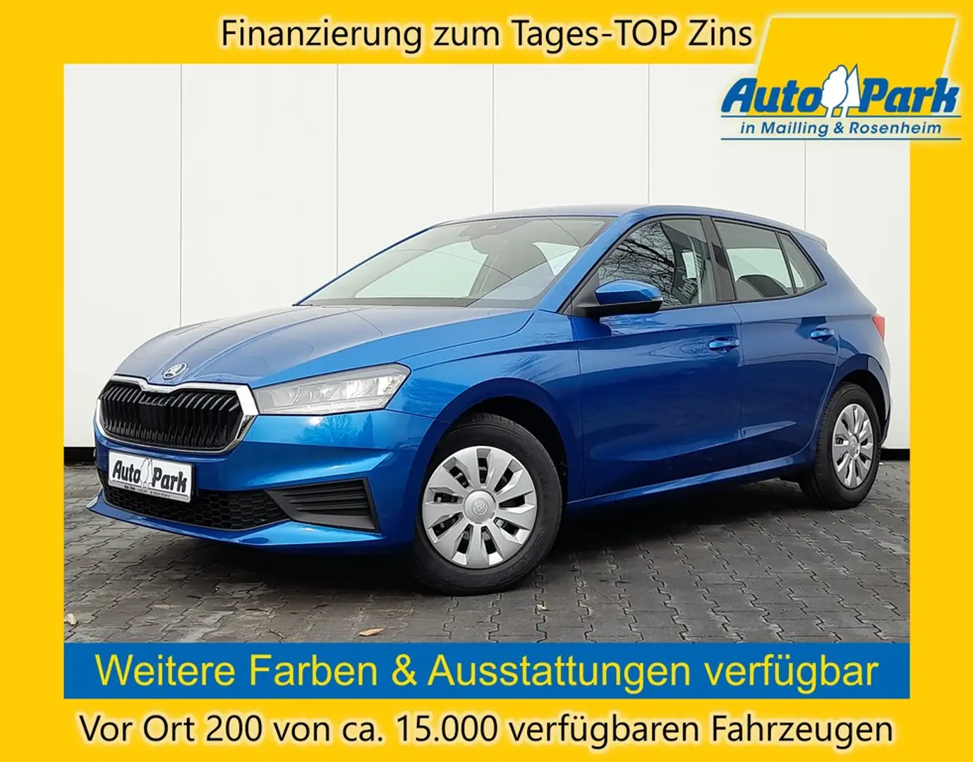 Skoda Fabia 1.0 NAVI~SHZ~PDC~DAB~KLIMA~BT~ISOFIX Blau - 1