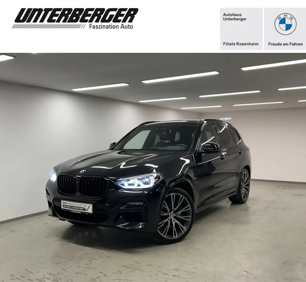BMW X3 M 40d M Sportpaket HiFi LED AHK Shz Black - 1