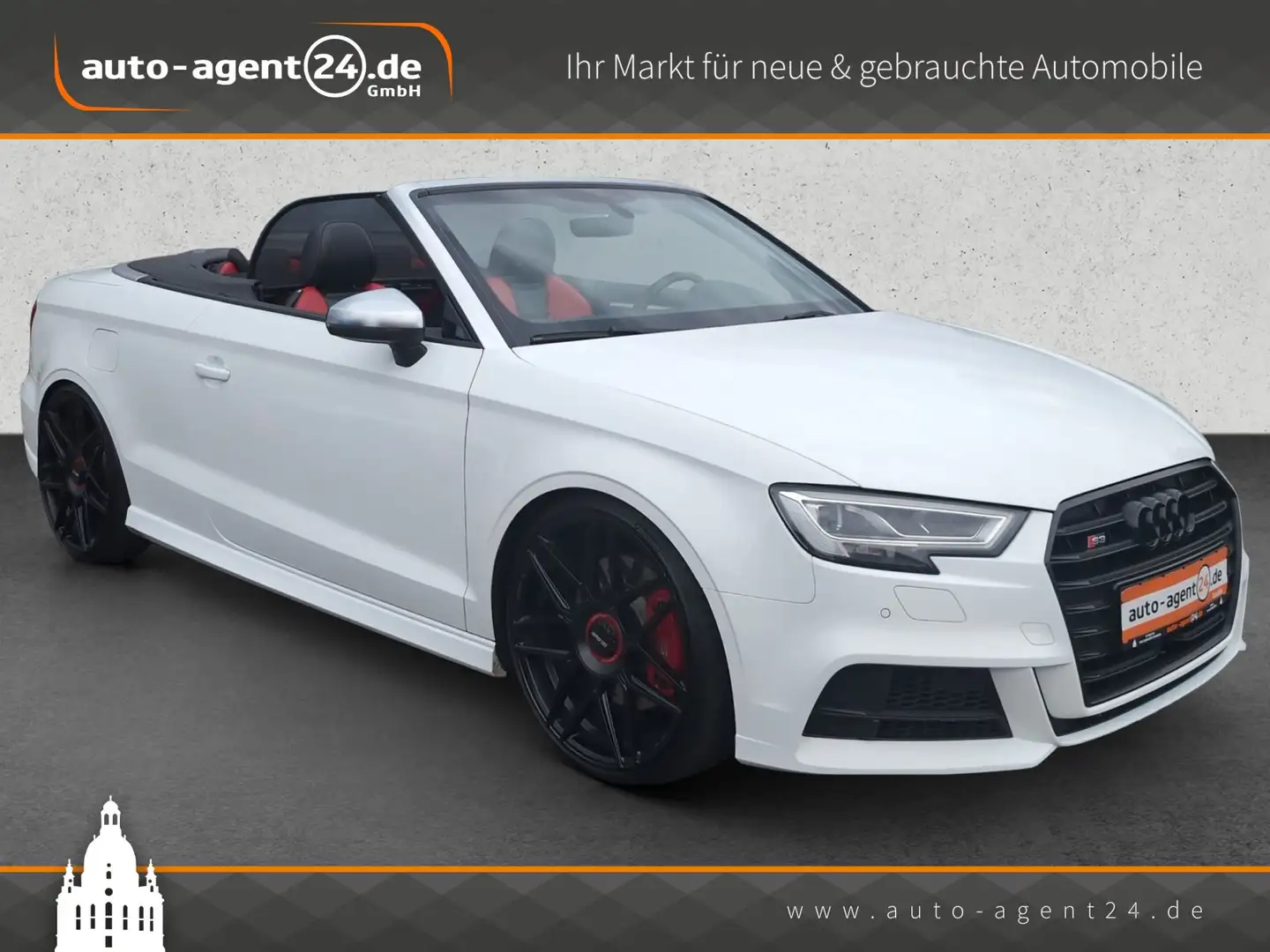 Audi S3 2.0 TFSI quat./VC/ACC/B&O/Massage/Klappen-AGA Blanc - 1