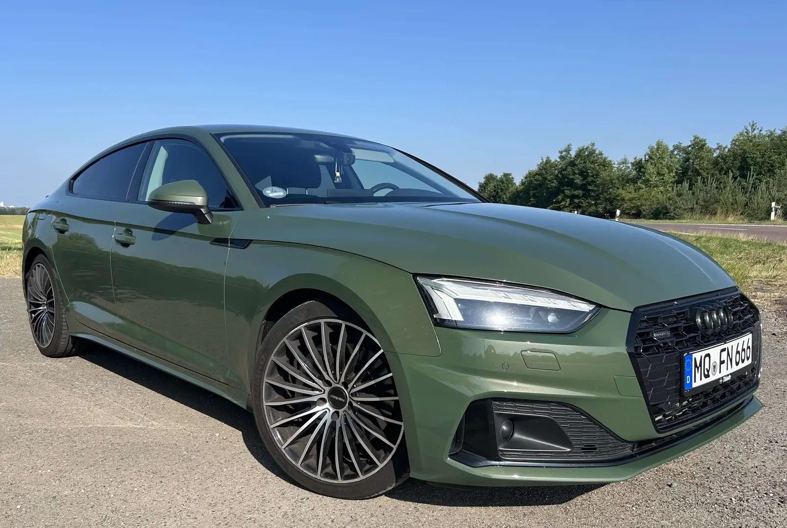Audi A5 45 TFSI quattro advanced Grün - 1