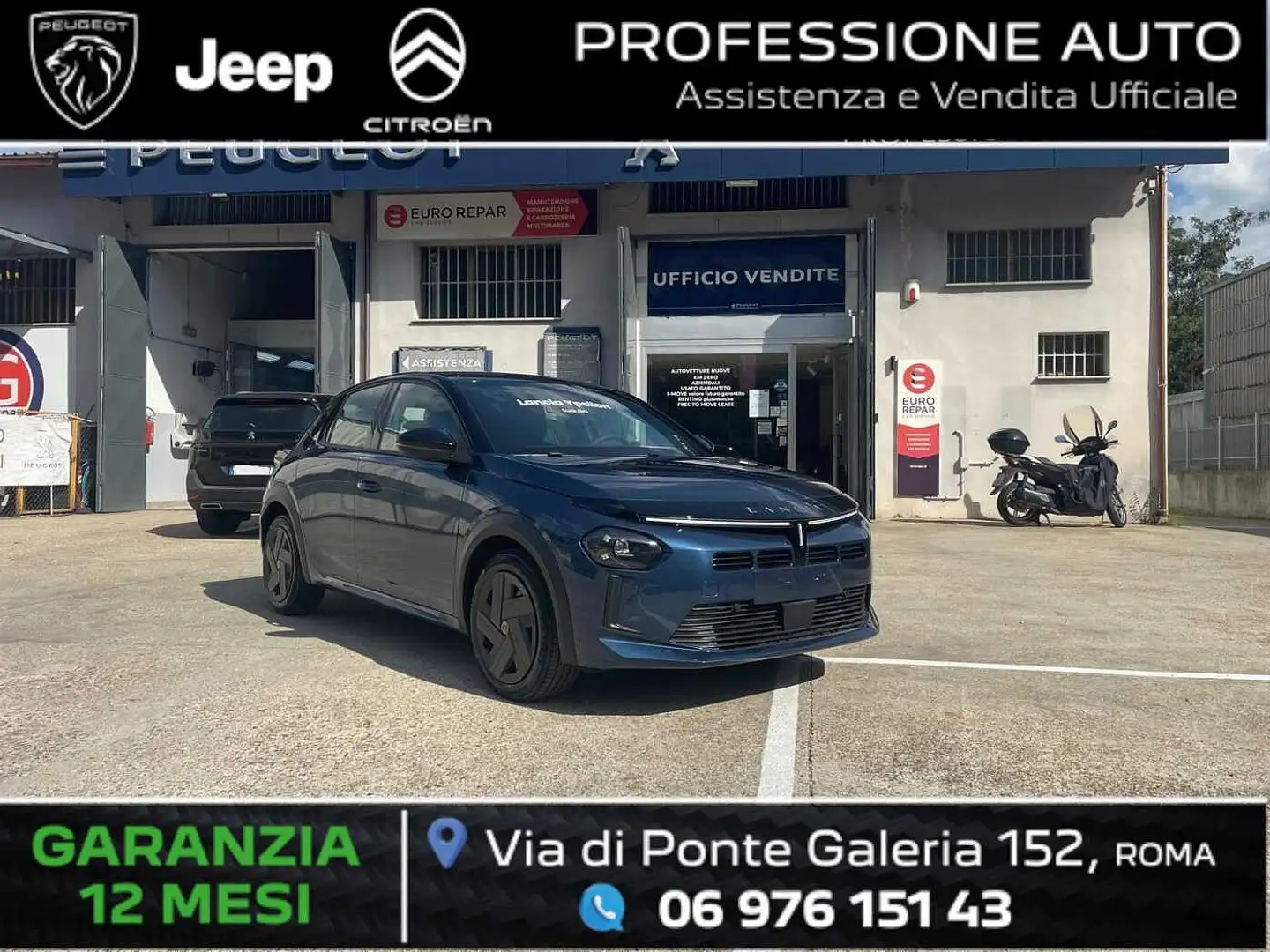 Lancia Ypsilon 4ª serie Hybrid e-DCT Blu/Azzurro - 1
