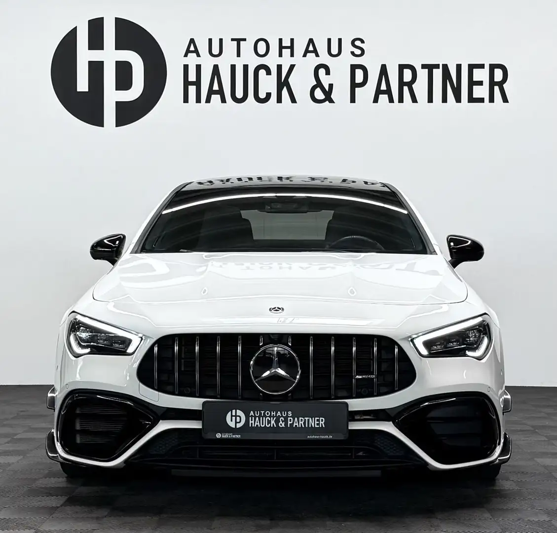 Mercedes-Benz CLA 45 AMG S 4M *Pano *Aero *Burmester *Key-Go Weiß - 2