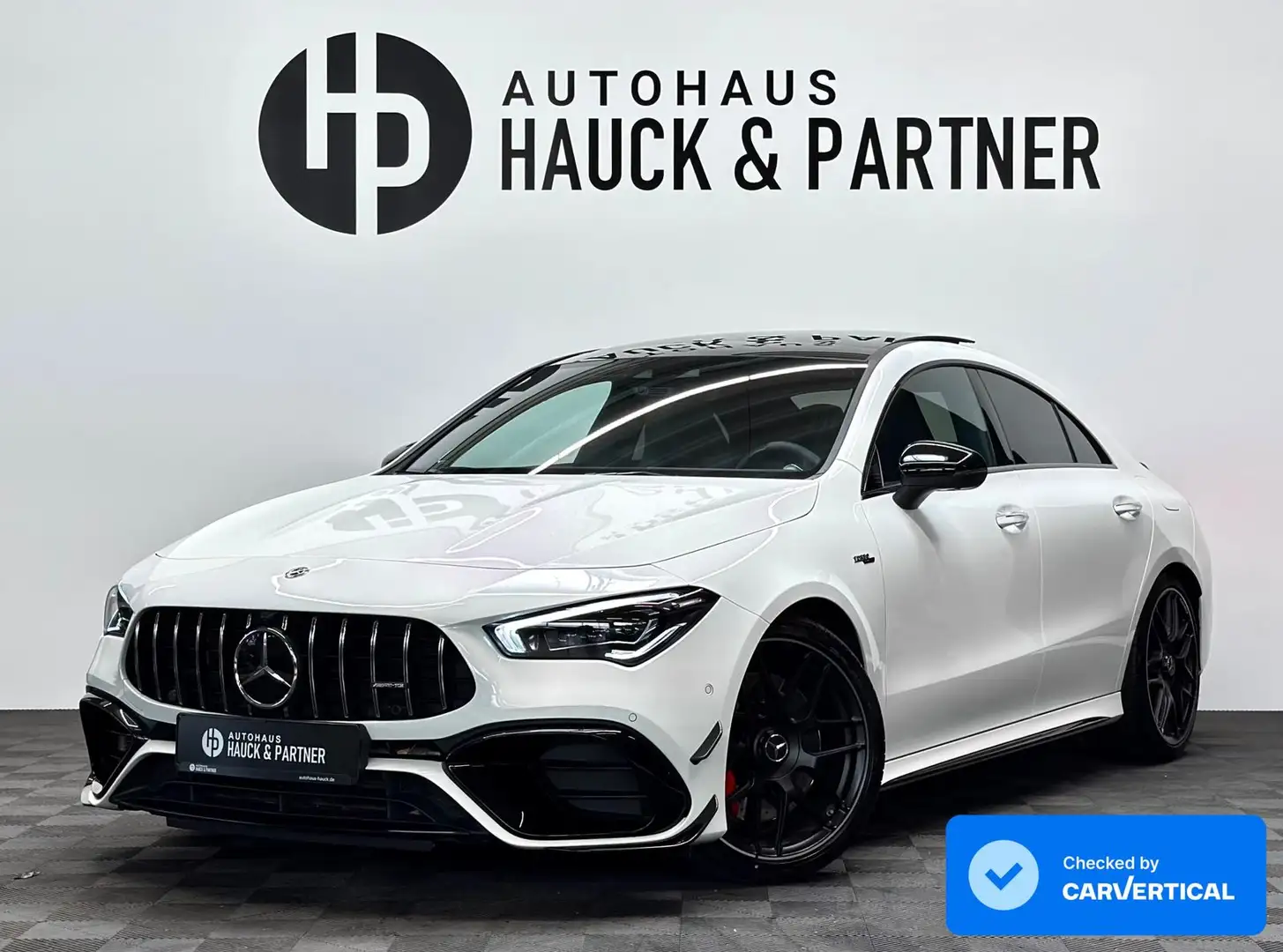 Mercedes-Benz CLA 45 AMG S 4M *Pano *Aero *Burmester *Key-Go Weiß - 1