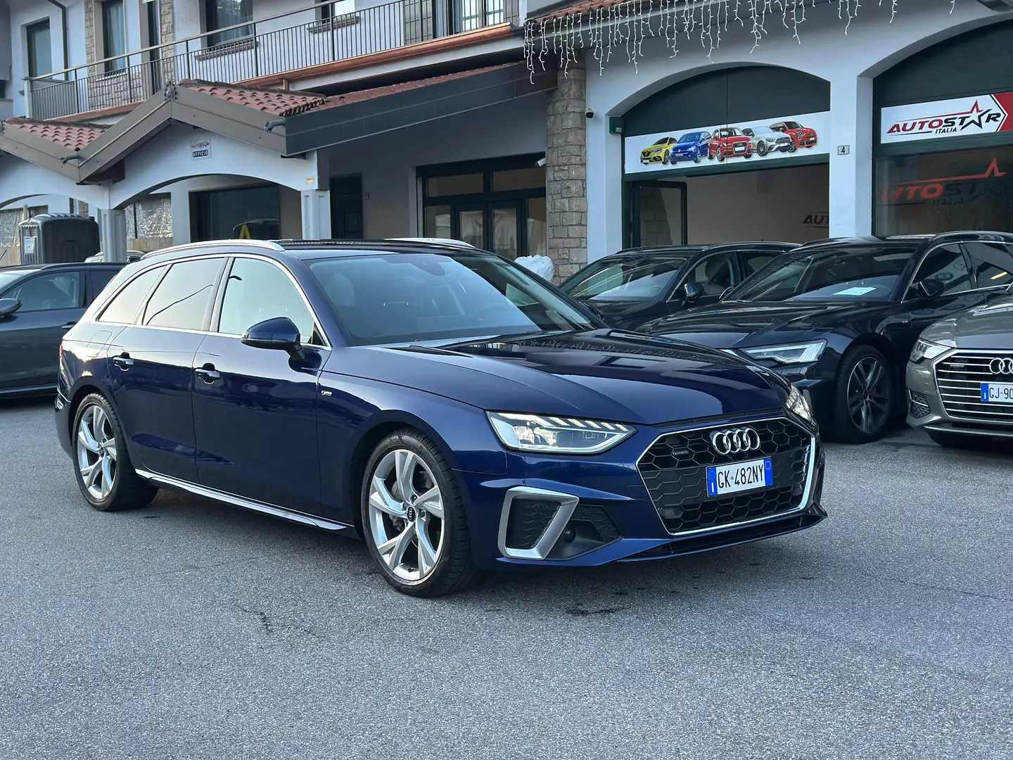 Audi A4 40 2.0 tdi  S line edition quattro 204cv s-tronic Bleu - 1