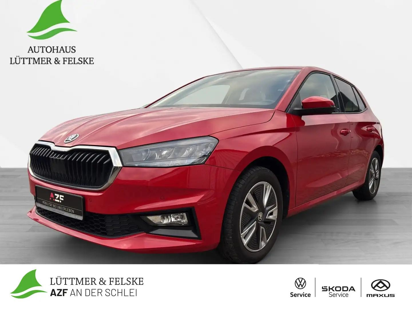 Skoda Fabia 1.0 TSI DSG Ambition KLIMA+TEMPOMAT+BLUETO Rot - 1