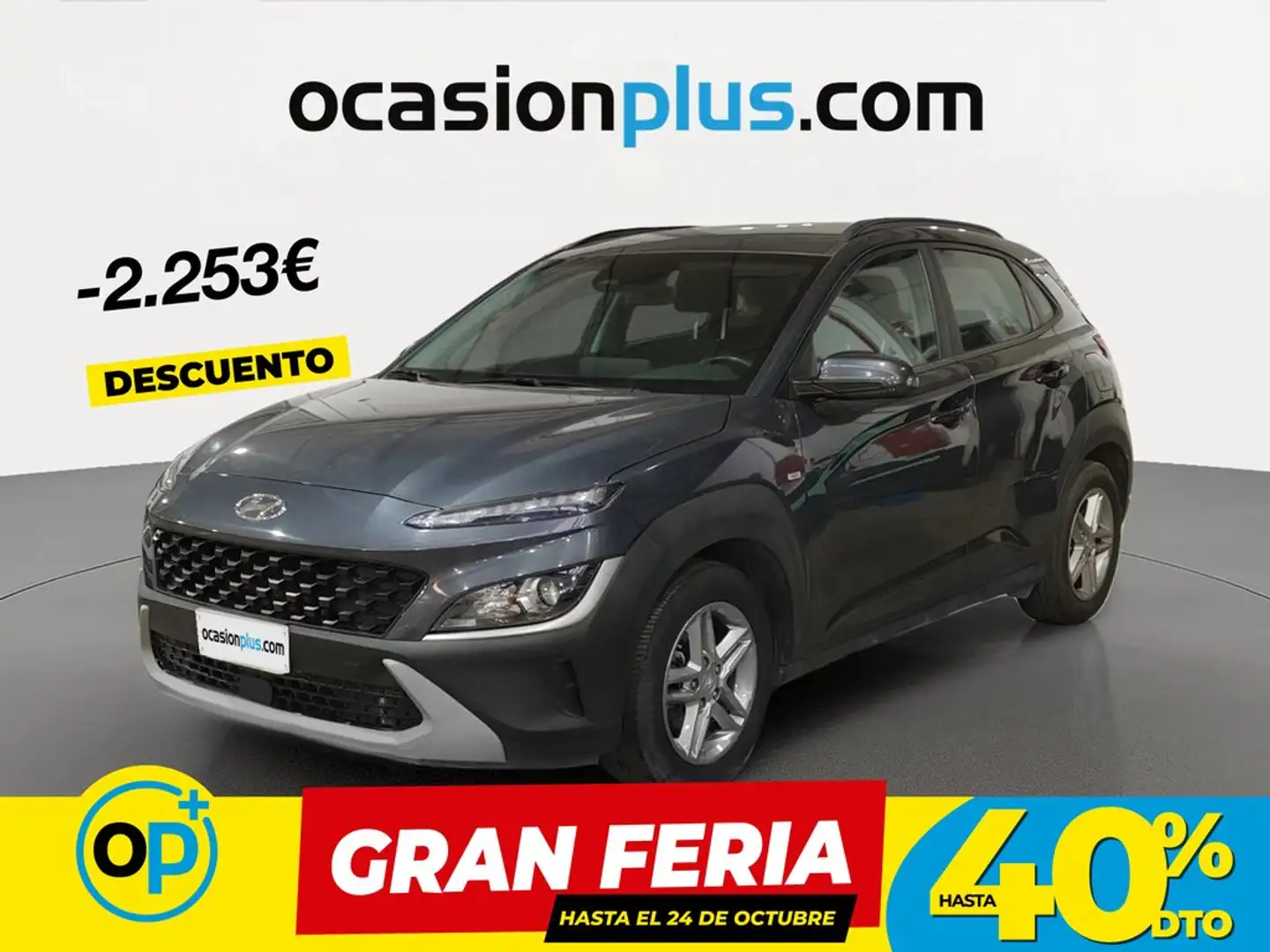Hyundai KONA 1.0 TGDI 48V Klass 4x2 Gris - 1