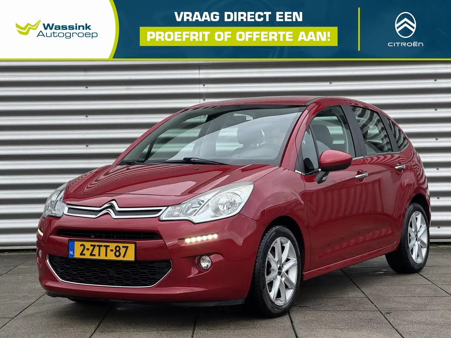 Citroen C3 1.2 VTI 82 PK Collection | Climate Control | Bluet Rouge - 1