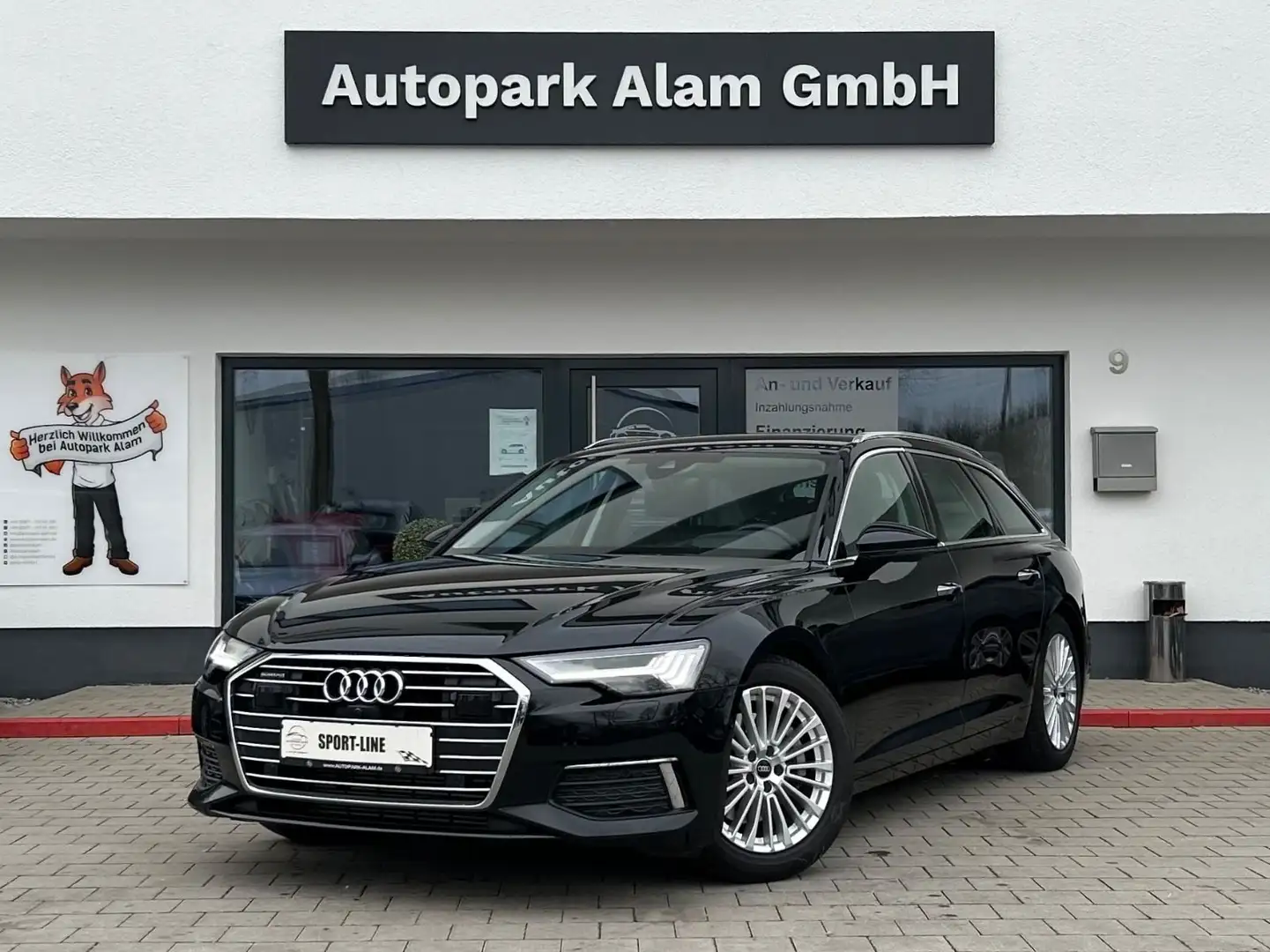 Audi A6 Av.45 TFSI quat. AHK HUD Lane 360° Matrix ACC Schwarz - 1