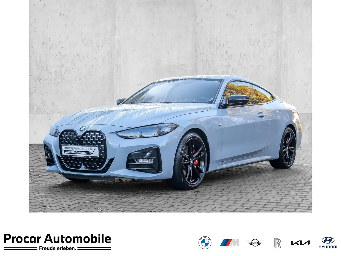 BMW 420 i Coupé M Sport RFK NAVI LED Sound Syst. DAB Grau - 1