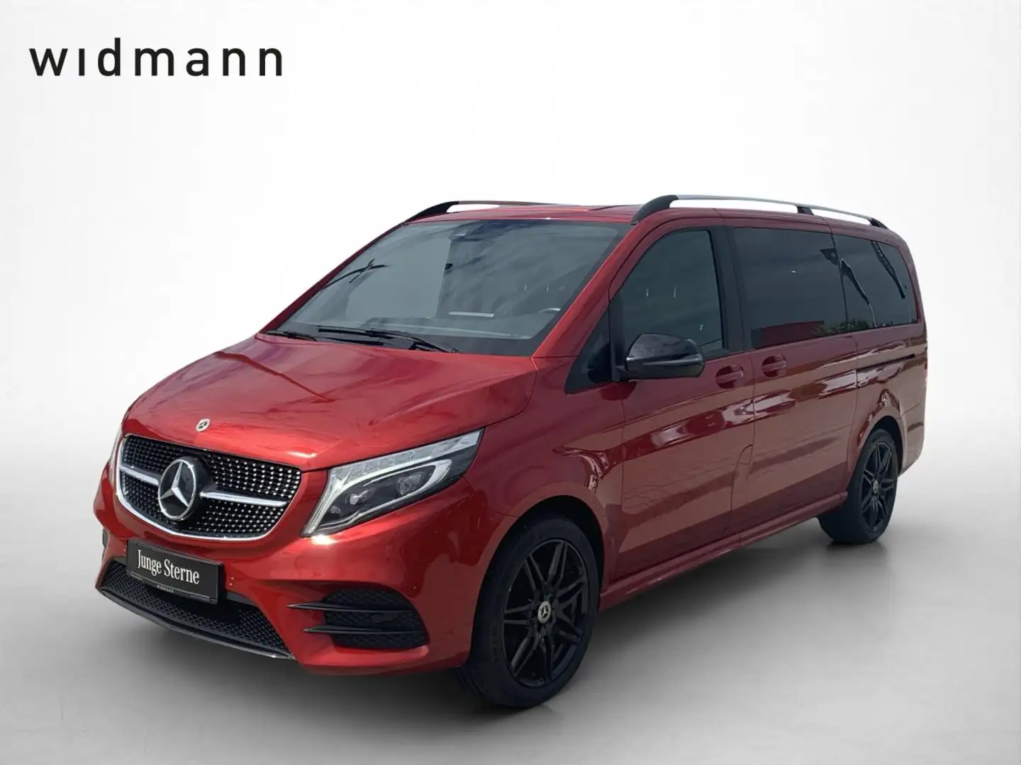 Mercedes-Benz V 300 d 4MATIC EDITION Lang Night AHK SpurW AUT Rojo - 1