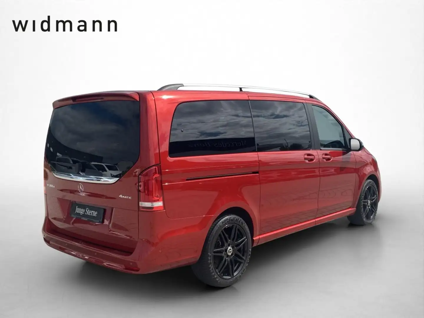 Mercedes-Benz V 300 d 4MATIC EDITION Lang Night AHK SpurW AUT Rojo - 2