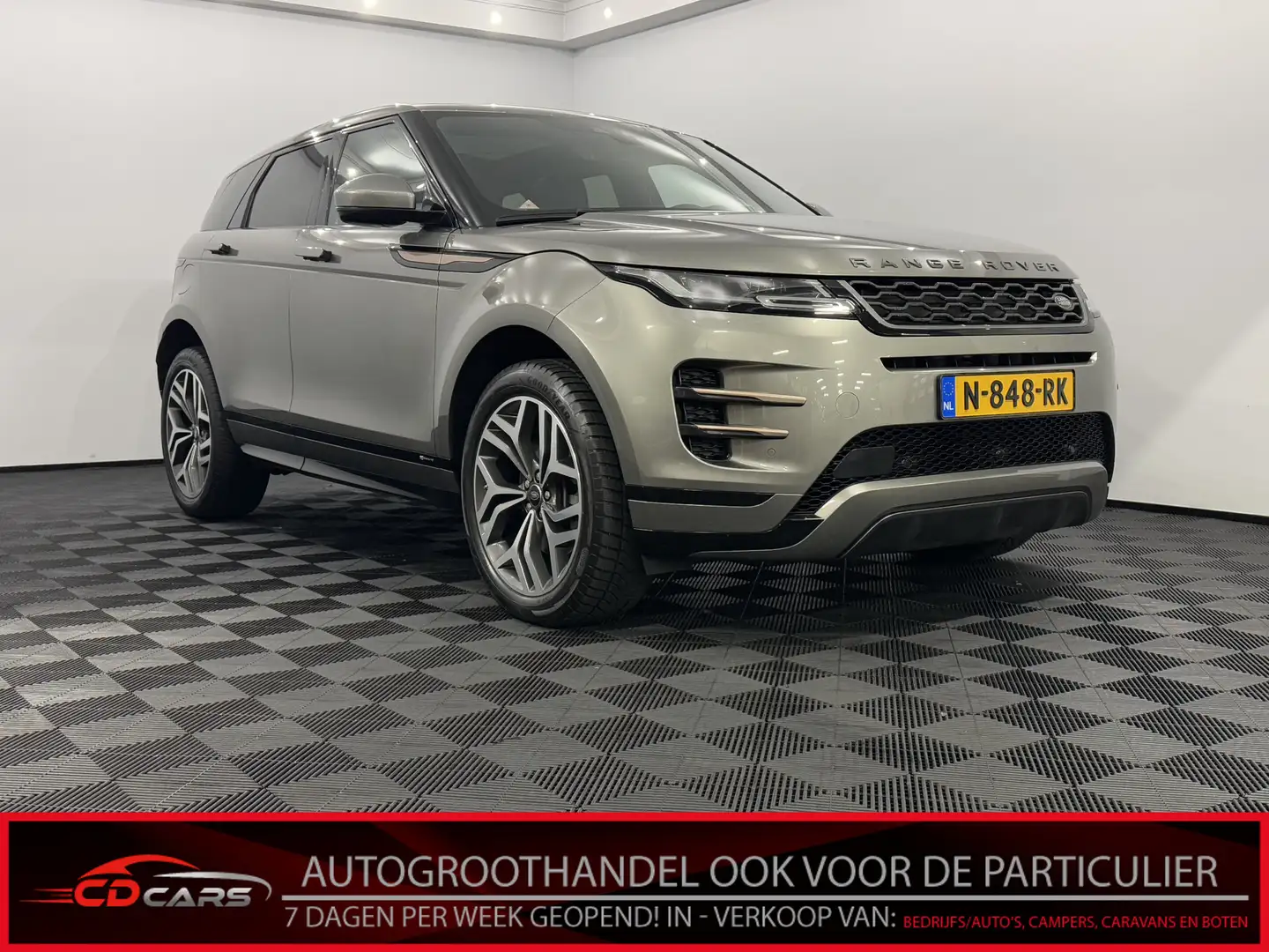 Land Rover Range Rover Evoque 2.0 D180 R-Dynamic Leder, Pano, Camera, Clima, Nav Grijs - 1
