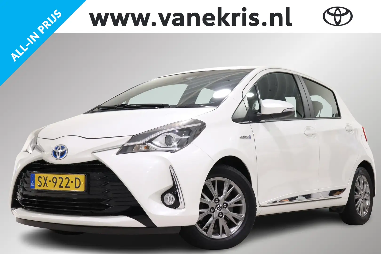 Toyota Yaris 1.5 Hybrid Energy Plus, Trekhaak, Parkeersensoren Wit - 1