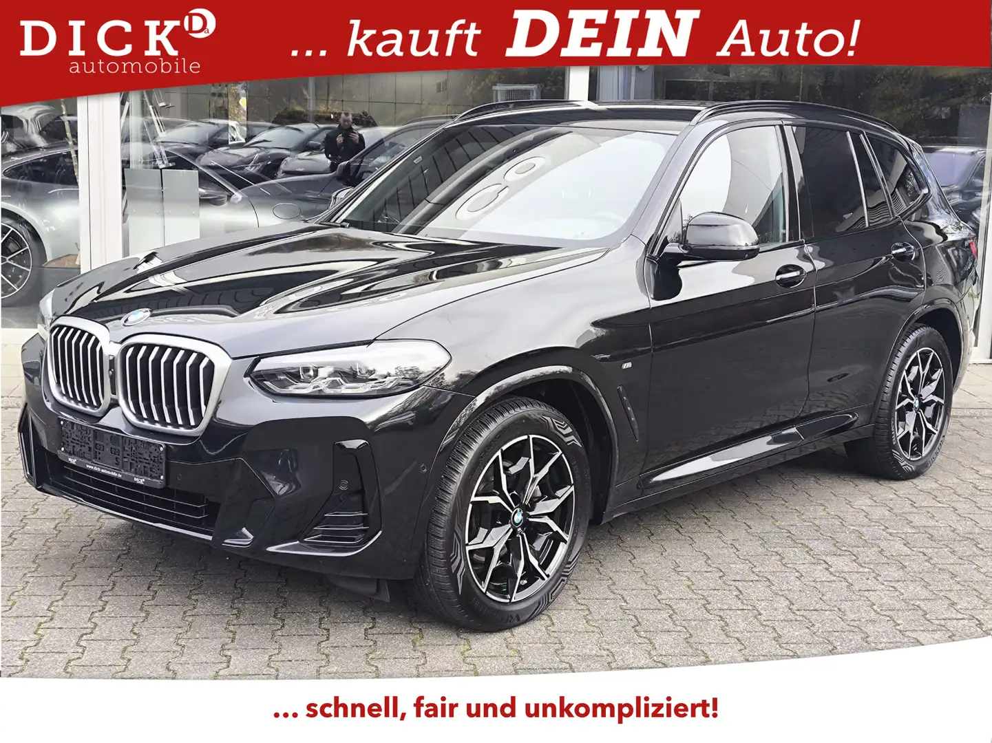 BMW X3 xDr 20i M PAKET+SHADOW+VIRTU+PROF+LED+SHZ+360 Nero - 1