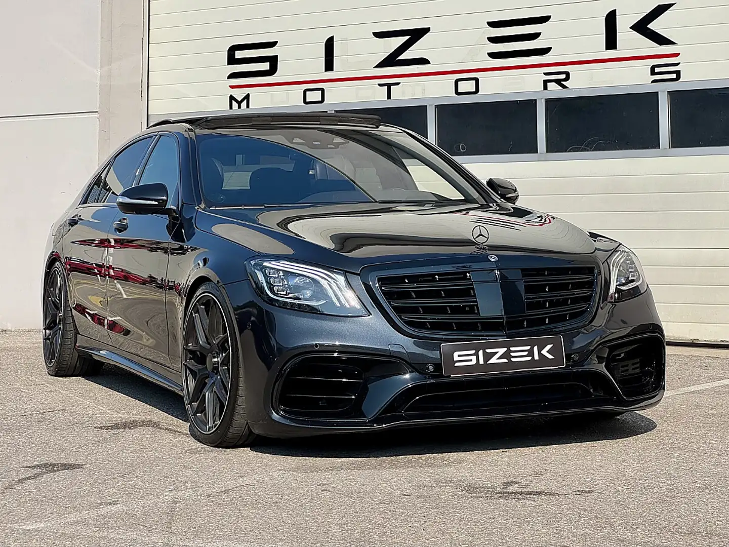 Mercedes-Benz S 400 d 4MATIC Lang Aut.|AMG 63 LOOK |PANO|LED|BURMESTER Schwarz - 2