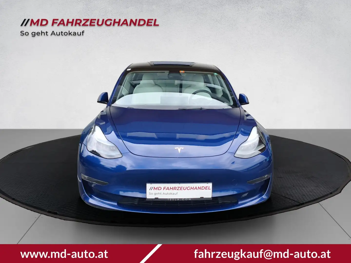 Tesla Model 3 Long Range 350 kW (476 PS), Automatik, Allrad Blau - 2